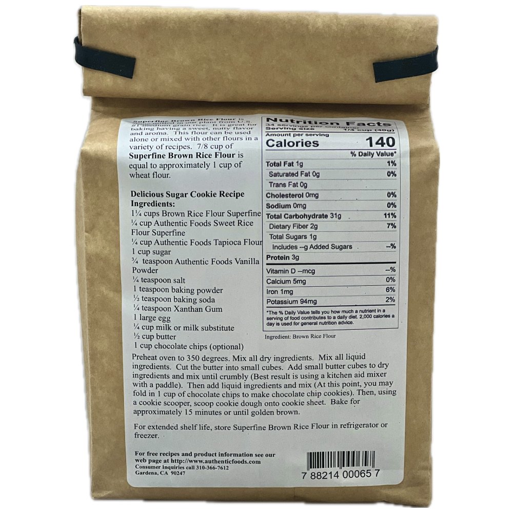 gluten-free brown rice flour