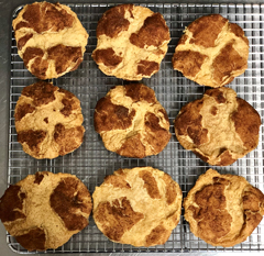 Brown Butter Cinnamon Globe Cookies