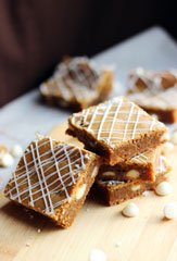 Gingerbread Blondies