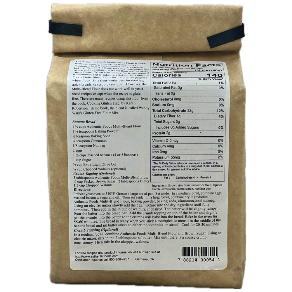 gluten-free multi-blend flour