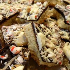 Chocolate Peppermint Bark Cookies