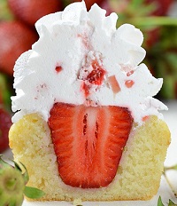 Strawberry Shortcake Cupcakes