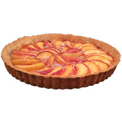 White Peach Tart